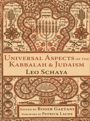 cover image of Universal Aspects of the Kabbalah and Judaism